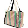 19346308_42536687_1000.jpg Stella McCartney Logo striped woven tote bag