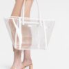 19348581_44872462_1000.jpg BY FAR contrasting-trim tote bag