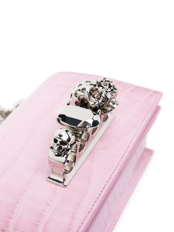 19360736_42542979_1000.jpg Alexander McQueen Jewelled crocodile-embossed satchel bag