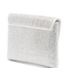Versace  La Medusa crystal envelope clutch Bag