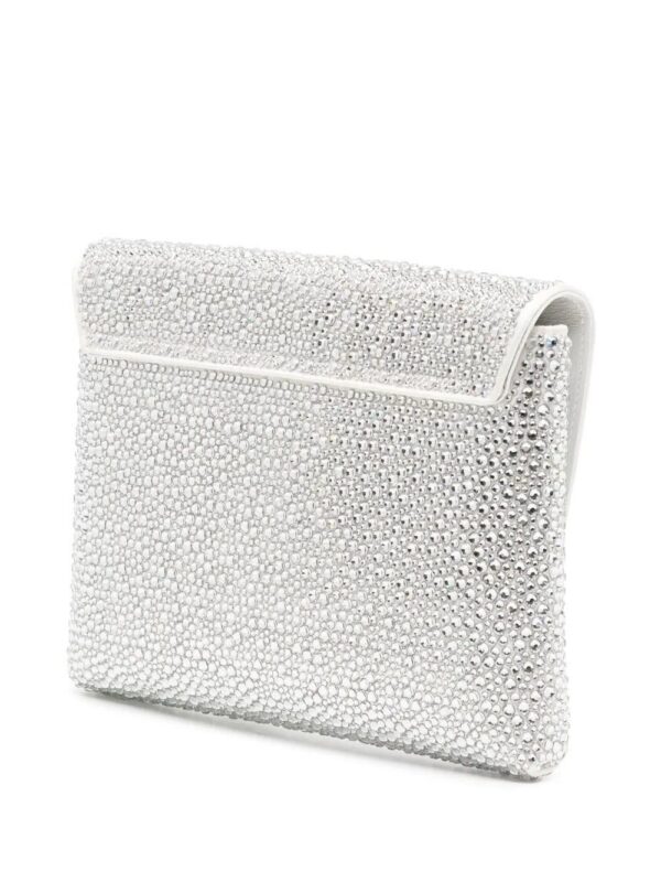 Versace  La Medusa crystal envelope clutch Bag