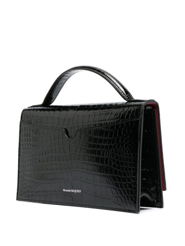 19373547_42602806_1000.jpg Alexander McQueen crocodile-effect patent leather shoulder bag