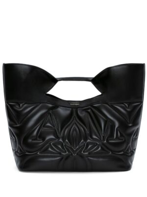 19375692_44316851_1000.jpg Alexander McQueen Seal logo-embroidered tote bag