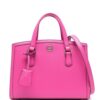 19379210_42593448_1000_58057abe-a8d1-49aa-bad8-a38794b67f47.jpg Michael Michael Kors leather logo-plaque bag