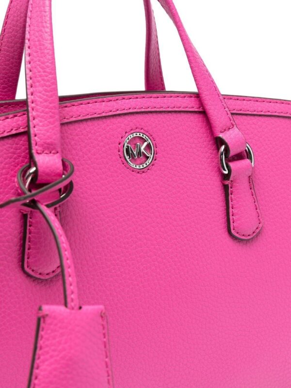 19379210_42593462_1000.jpg Michael Michael Kors leather logo-plaque bag