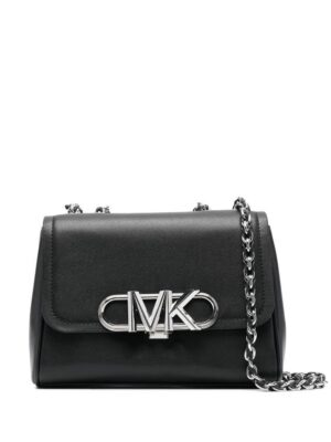 19379564_42594323_1000.jpg Michael Kors logo-plaque chain-link shoulder bag