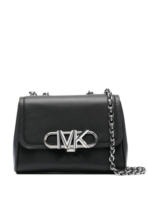 19379564_42594323_1000.jpg Michael Kors logo-plaque chain-link shoulder bag
