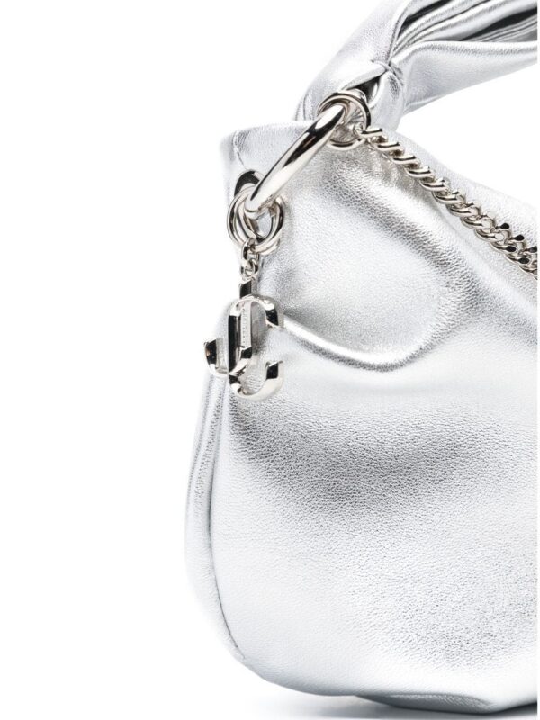 19379814_43229865_1000.jpg Jimmy Choo Bonny metallic-effect tote bag