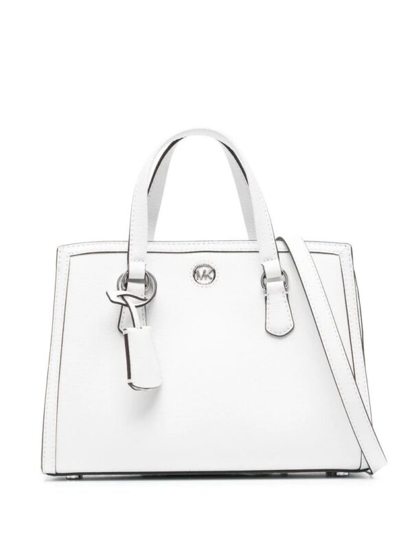 19380146_42595384_1000.jpg Michael Michael Kors leather logo-plaque handbag