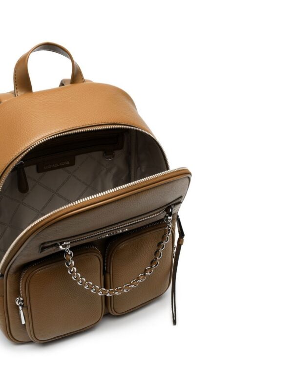 19380716_43795856_1000_5c1a954a-670d-443a-977e-9bbf5f54a77c.jpg Michael Michael Kors logo-plaque leather backpack