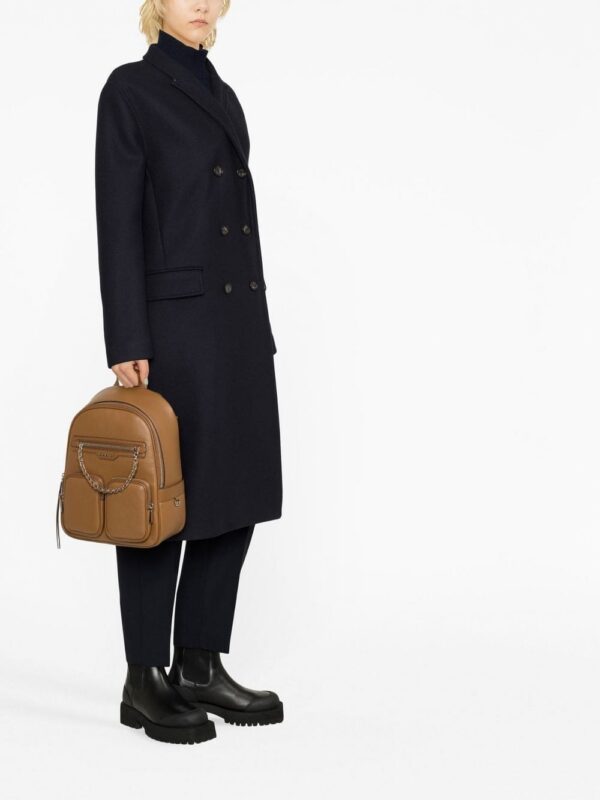 19380716_43797108_1000.jpg Michael Michael Kors logo-plaque leather backpack