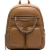 19380716_43797109_1000-1.jpg Michael Michael Kors logo-plaque leather backpack