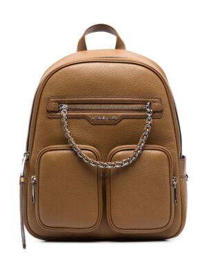 19380716_43797109_1000-1.jpg Michael Michael Kors logo-plaque leather backpack