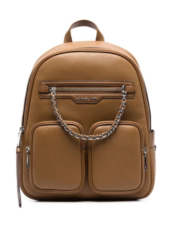 19380716_43797109_1000-1.jpg Michael Michael Kors logo-plaque leather backpack