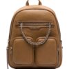 19380716_43797109_1000_b643152b-b447-4a2e-b0ec-30074819b807.jpg Michael Michael Kors logo-plaque leather backpack