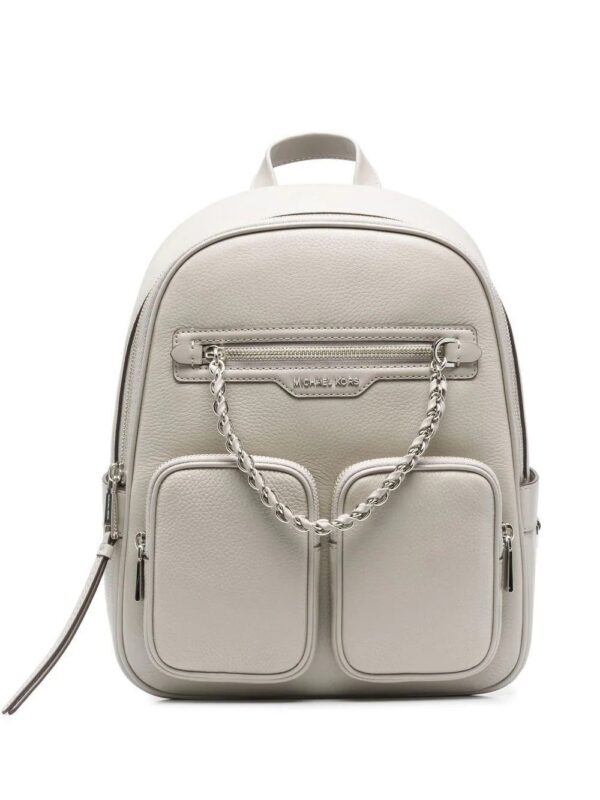 19381258_43745958_1000.jpg Michael Michael Kors logo-plaque leather backpack