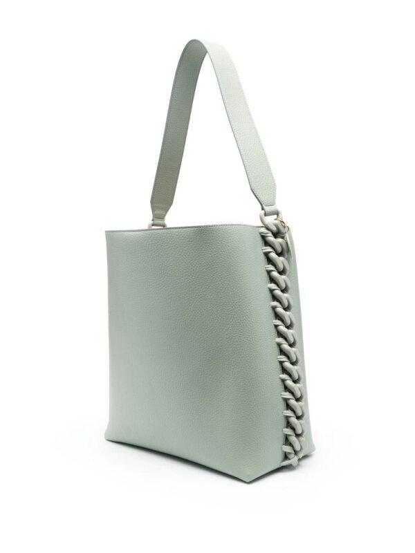 19385047_42613931_1000.jpg Stella McCartney Frayme chain link-trim tote bag