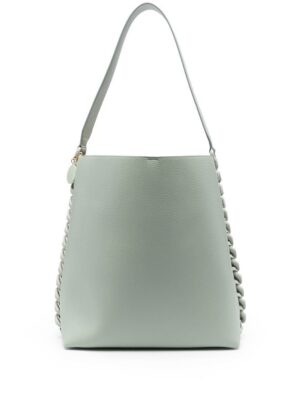 19385047_42614580_1000.jpg Stella McCartney Frayme chain link-trim tote bag