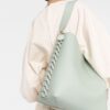 19385047_42614583_1000.jpg Stella McCartney Frayme chain link-trim tote bag