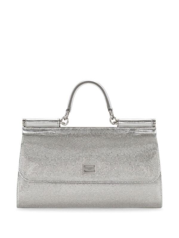 19392160_43834116_1000.jpg Dolce & Gabbana KIM DOLCE&GABBANA small Sicily rhinestone top-handle bag