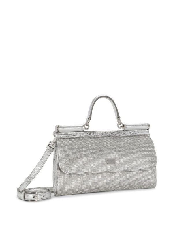 19392160_43834120_1000.jpg Dolce & Gabbana KIM DOLCE&GABBANA small Sicily rhinestone top-handle bag
