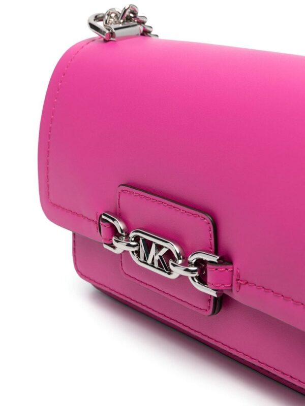 Michael Michael Kors Cerise leather logo-plaque bag