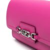 19394271_42728595_1000_a77dcbf1-b739-41d0-be9a-6b310556df2c.jpg Michael Michael Kors Cerise leather logo-plaque bag