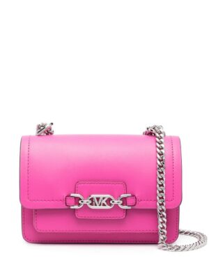19394271_42729554_1000-1.jpg Michael Michael Kors Cerise leather logo-plaque bag