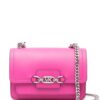 19394271_42729554_1000.jpg Michael Michael Kors Cerise leather logo-plaque bag