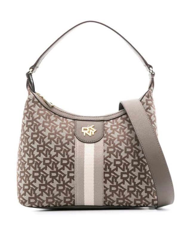19397653_42696611_1000.jpg DKNY all-over monogram-print shoulder bag