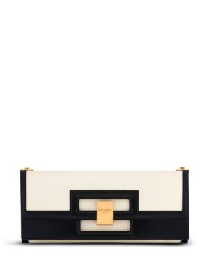 19408046_43671389_1000.jpg Balmain two-tone Heritage clutch bag