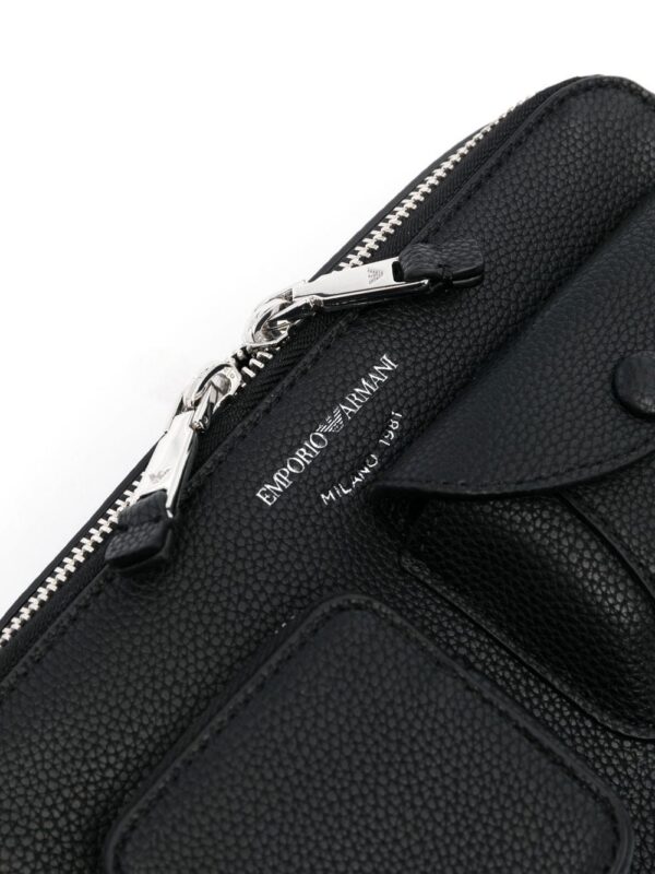 Emporio Armani zip-around utility shoulder bag