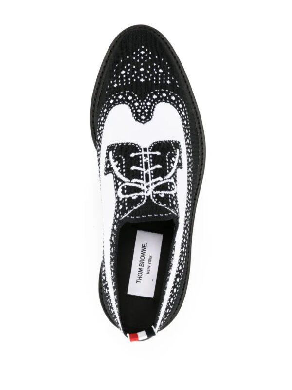 19421591_57626122_1000.jpg Thom Browne LONGWING BROGUE W/ MICRO SOLE IN TROMPE LOEIL KNIT