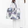 PINKO  logo-embroidered beach bag