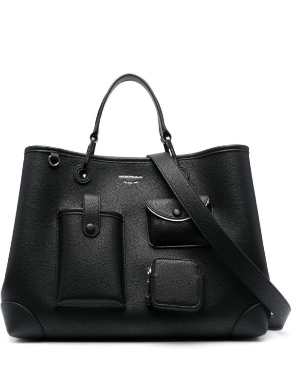 19429625_43241767_1000.jpg Emporio Armani grained faux-leather tote