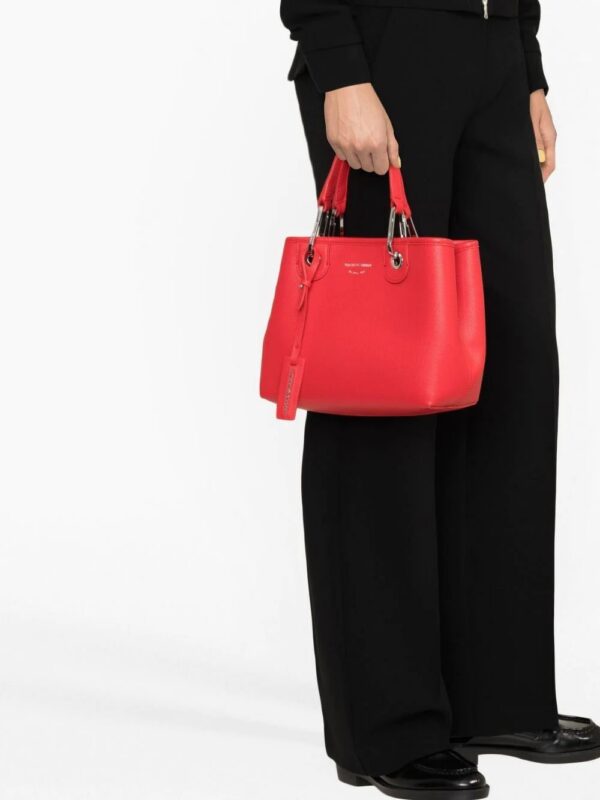 19429628_43217162_1000.jpg Emporio Armani logo-plaque tote bag