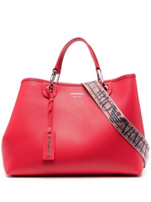 19429629_43213367_1000.jpg Emporio Armani logo-print faux leather tote