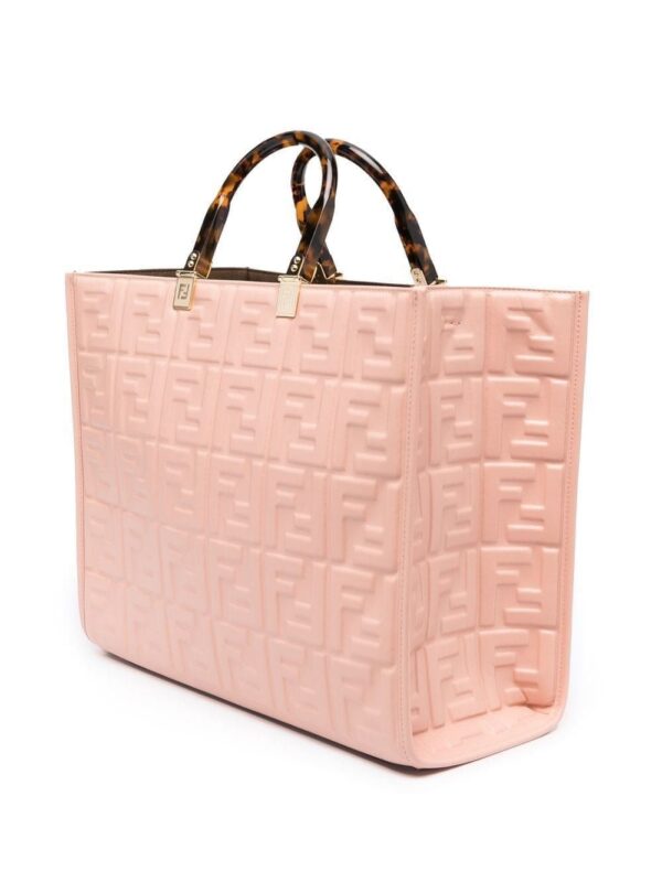 FENDI embossed-FF logo tote bag