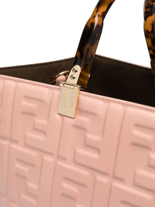 FENDI embossed-FF logo tote bag