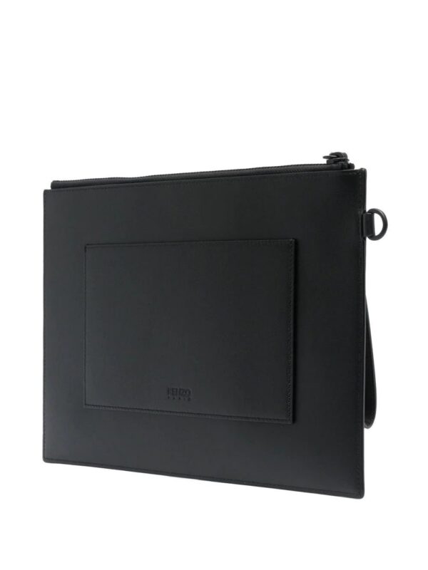 19434008_43265241_1000.jpg Kenzo logo leather clutch bag