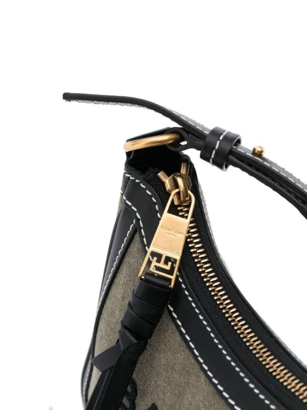 Balmain logo-print B-army shoulder bag