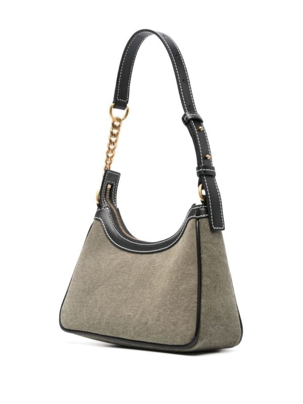 Balmain logo-print B-army shoulder bag