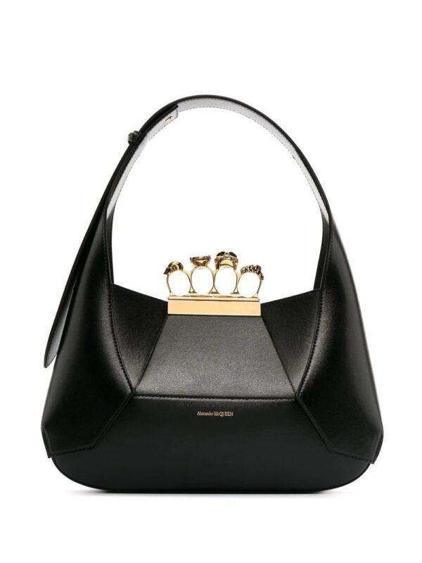 19447493_43279558_1000.jpg Alexander McQueen Four-Ring leather tote bag