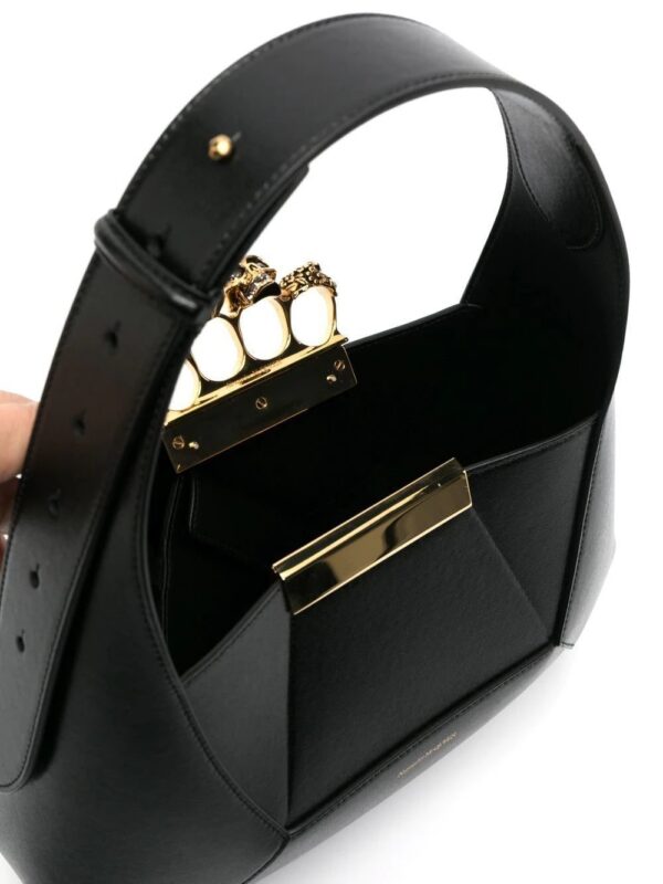 19447493_43280102_1000.jpg Alexander McQueen Four-Ring leather tote bag