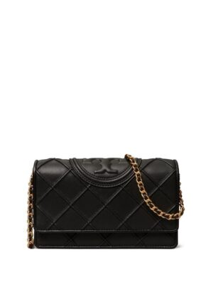 Tory Burch  Fleming logo-embossed crossbody bag
