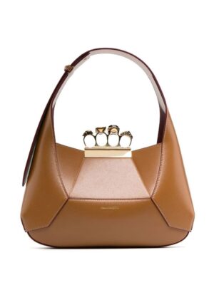 19448305_43281143_1000.jpg Alexander McQueen Four-Ring leather tote bag