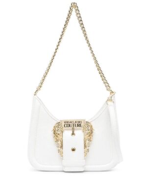19453487_43508508_1000.jpg Versace Jeans Couture engraved-logo buckle shoulder bag
