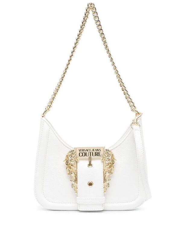 19453487_43508508_1000.jpg Versace Jeans Couture engraved-logo buckle shoulder bag