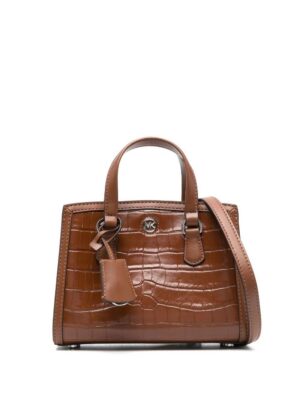 19454116_43382084_1000.jpg Michael Michael Kors crocodile-effect logo-plaque tote bag