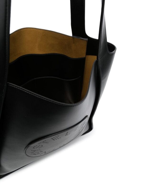 Stella McCartney Stella perforated-logo tote bag